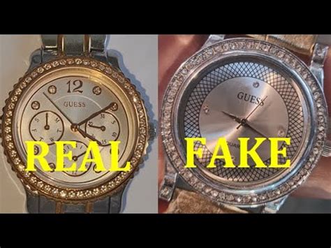 guess watch fake vs real|how to tell if a watch is real.